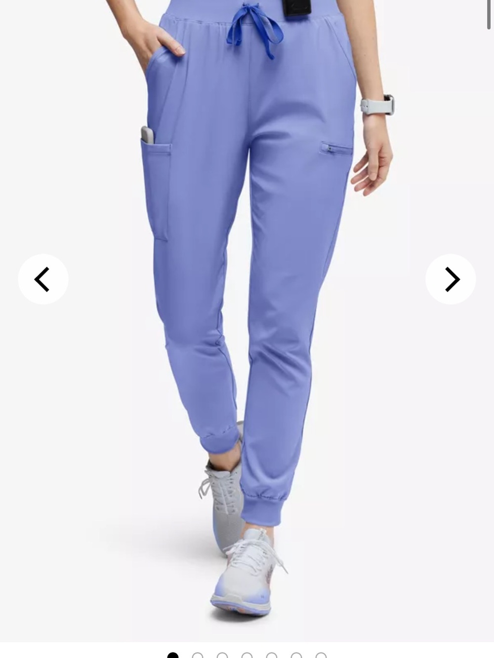 Women’s Cecil Blue Scrub Pants